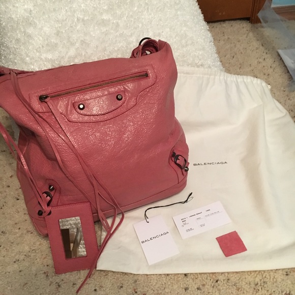 Balenciaga Day Bag Hobo Lambskin Shoulder - Picture 2 of 8